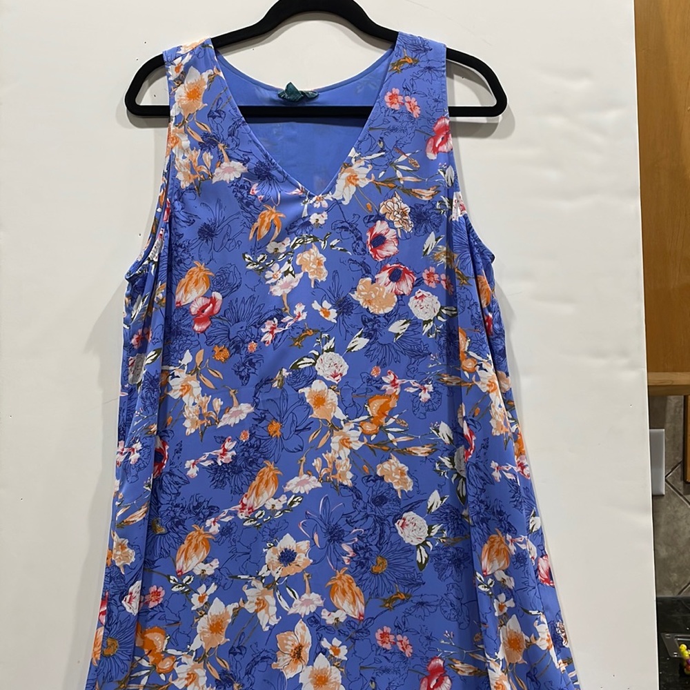 Summer above the knee dress hi/low